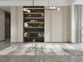 现代客餐厅背景墙