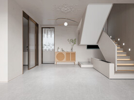 现代极简 轻奢餐厅 空场景