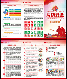 消防安全三折页