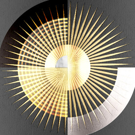 轻奢装饰画 圆形