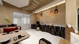 高级餐展区装修效果图