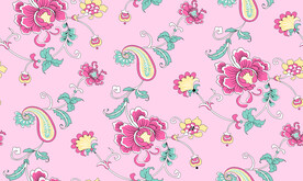 数码腰果民族风花朵