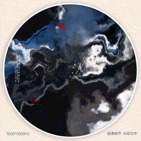 大气水墨装饰画