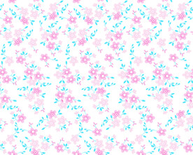 数码小清新碎花