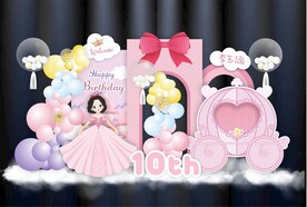 公主主题生日宴布置