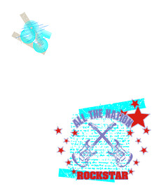 数码定位裁片吉他星星