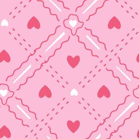 数码爱心几何图