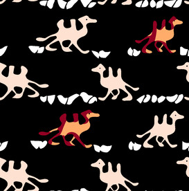 数码卡通动物骆驼