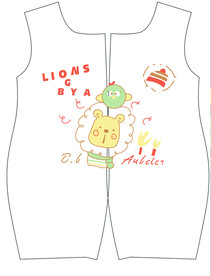 数码定位印花童装