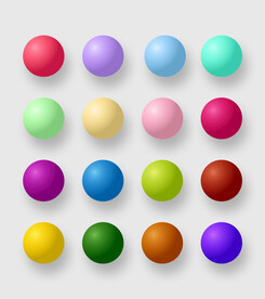 立体球效果png素材 png球