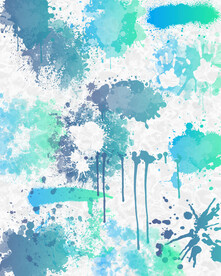 水墨喷溅png效果