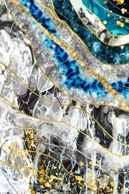 抽象流体装饰画