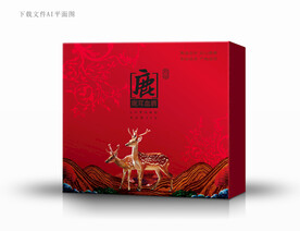 鹿茸酒包装