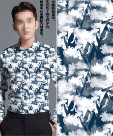 数码印花 男装潮牌泥彩大牌