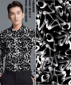 数码印花 男装潮牌几何字母大牌