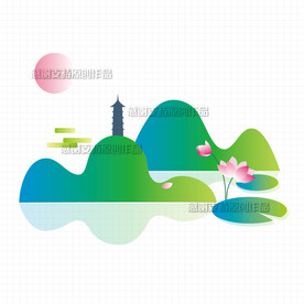 中国风意境山水