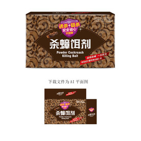 杀蟑饵剂包装 