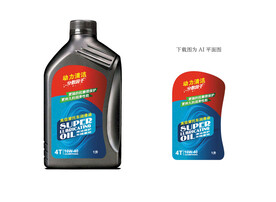 摩托车润滑油标签