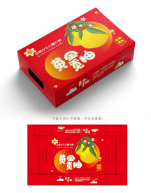 黄金贡柚包装 
