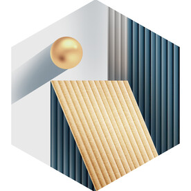 轻奢装饰画 空间抽象画 圆珠子