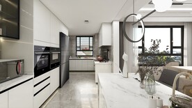 现代开放式厨房