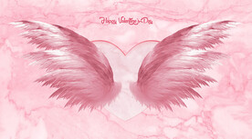 网红翅膀背景墙