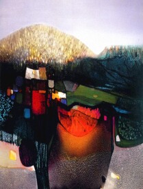 轻奢装饰画 抽象油画 水彩画