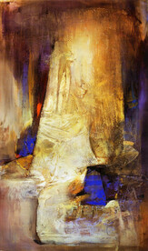 轻奢装饰画 抽象油画