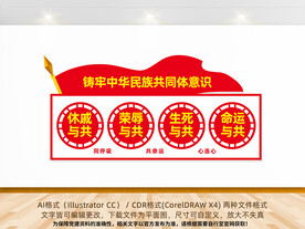 民族团结文化墙