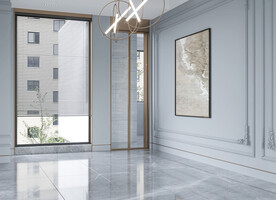 现代极简 轻奢餐厅 空场景