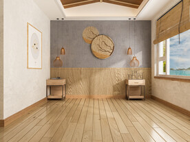 新中式卧室背景墙