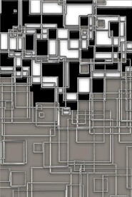 3D抽象金属线条玄关装饰画