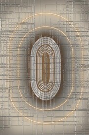 抽象光影线条玄关装饰画