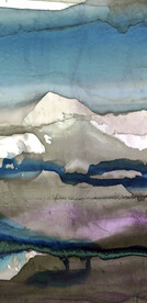 轻奢装饰画 山水油画 水彩画