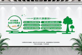 生态文明建设文化墙