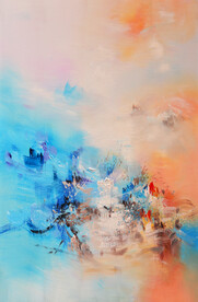 轻奢装饰画 抽象油画 彩绘图