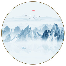 抽象山水画