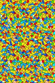 高清分层彩绘玻璃打印图