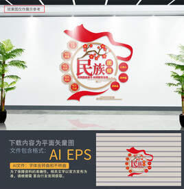 民族团结文化墙