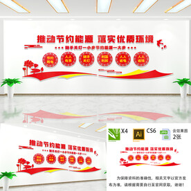 节约用电文化墙