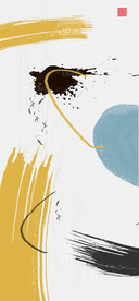 轻奢装饰画 抽象油画 彩绘