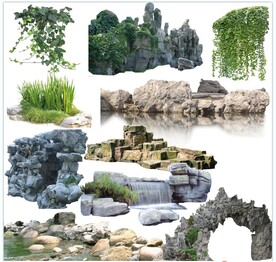 PSD植物后期素材