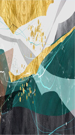 轻奢装饰画 抽象油画 彩绘