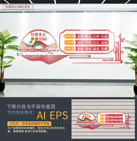 核心价值观文化墙