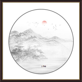 水墨山水画