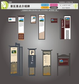 景区景点介绍牌