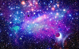 紫色星空