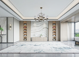 新中式客厅背景墙