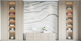 新中式电视背景墙电视墙