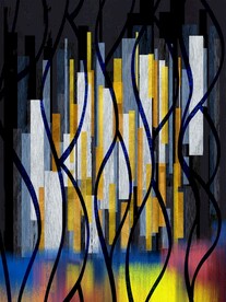 现代简约抽象油画